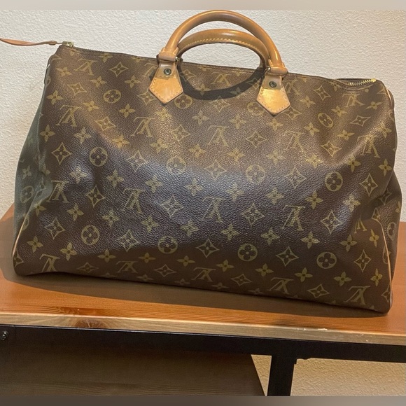 LOUIS VUITTON SPEEDY 40 VINTAGE - Picture 2 of 10